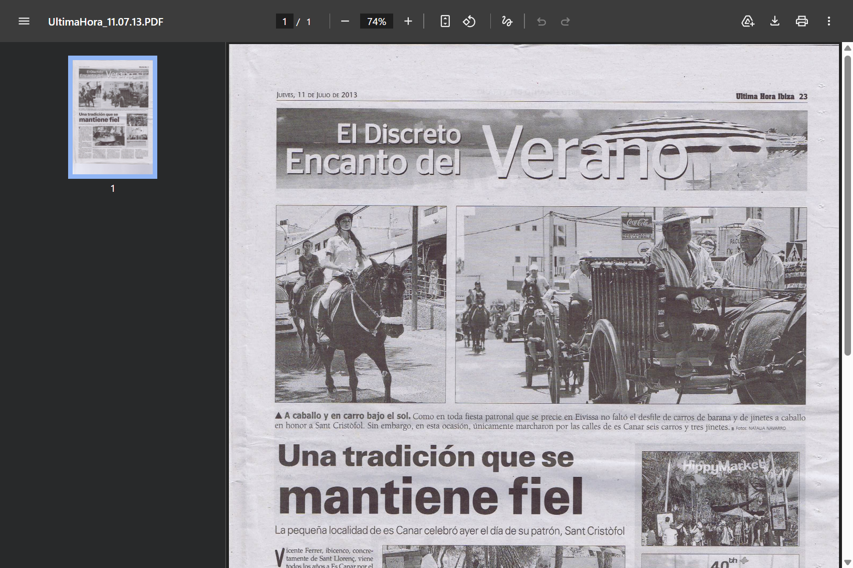 Ultima Hora Ibiza — 2017