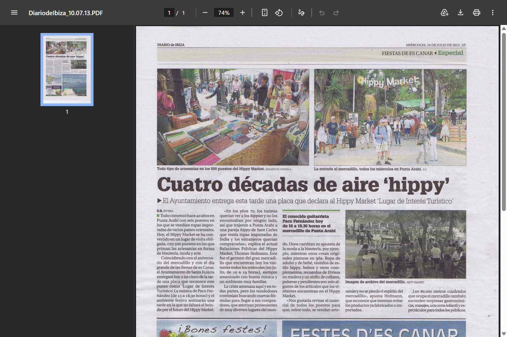 Ultima Hora Ibiza — 2017